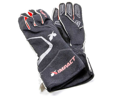 Impact Racing Alpha Driving Gloves – Black