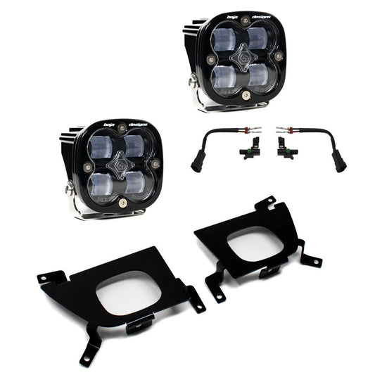 Baja Designs Chevy Squadron SAE Fog Pocket Light Kit - Chevy 2019 - 22 Silverado 1500 / 2020 - 22 2500HD/3500HD - Fenix Motorsports - Light Pod