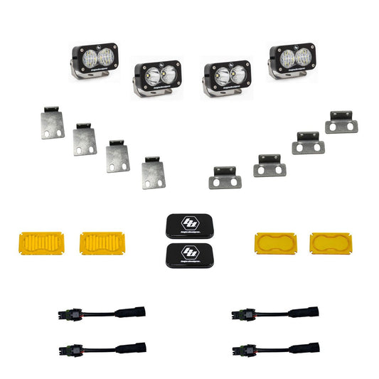 Baja Designs - Ford S2 Pro Dual Fog Pocket Light Kit - Ford 2021 - 2025 F - 150 Raptor, 2024 - 2025 F - 150 Raptor 37/R - Fenix Motorsports - LED Auxiliary Light Pod Kit