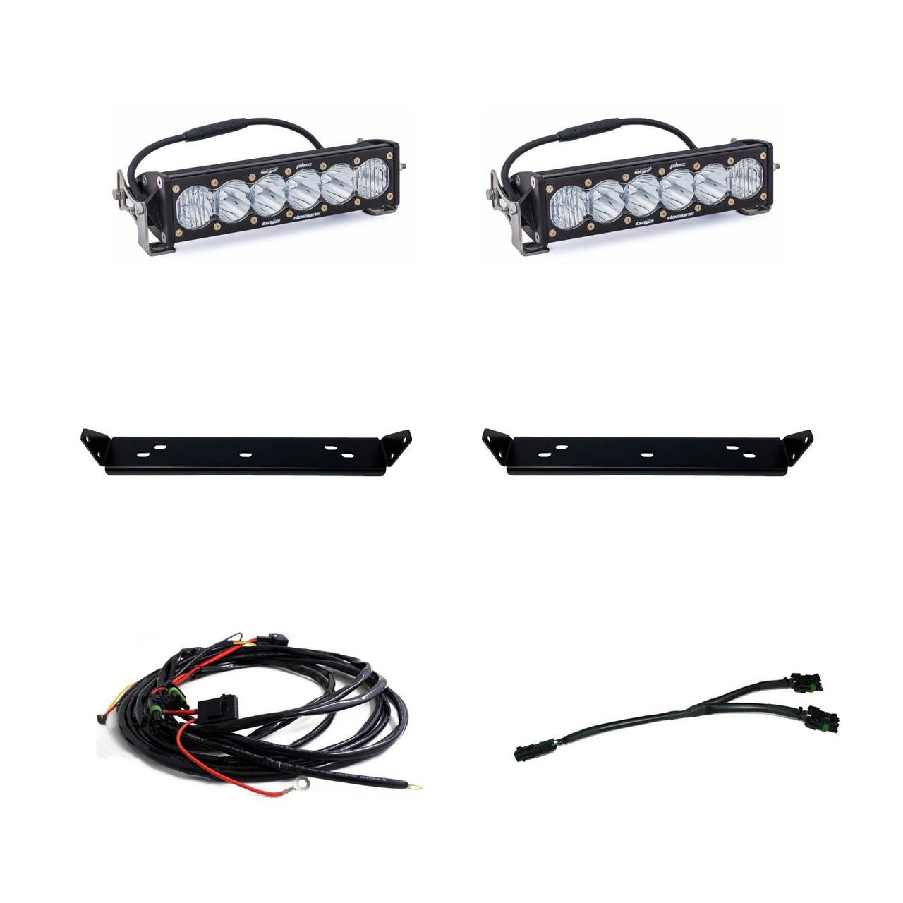 Baja Designs OnX6+ 10 Inch Dual Behind Grille Light Bar Kit - Ford 2021 - On F - 150 Raptor, 2024 - On F - 150 Raptor 37/R - Fenix Motorsports - Light Bar