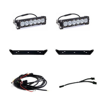 Baja Designs OnX6+ 10 Inch Dual Behind Grille Light Bar Kit - Ford 2021 - On F - 150 Raptor, 2024 - On F - 150 Raptor 37/R - Fenix Motorsports - Light Bar