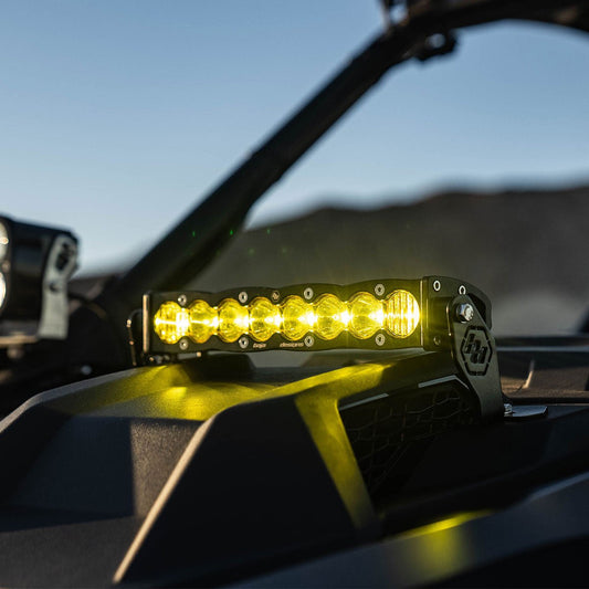 Baja Designs Polaris RZR Pro R S8 10" Hood Mount Kit - Fenix Motorsports - Light Bar