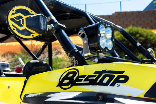 Baja Designs Polaris XL A - Pillar Light Kit - Polaris 2014 - 22 RZR XP 1000; XP Turbo; Turbo S - Fenix Motorsports - LED A - Pillar Light Kit