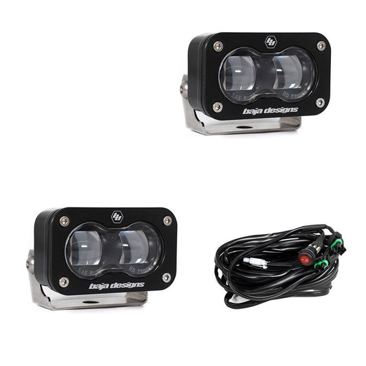 Baja Designs S2 SAE LED Auxiliary Light Pod Pair - Universal - Fenix Motorsports - Light Pod