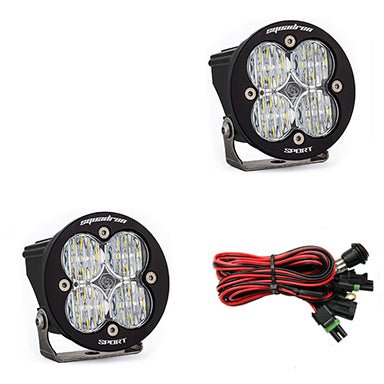 Baja Designs Squadron - R Sport Black LED Auxiliary Light Pod Pair - Universal - Fenix Motorsports - 