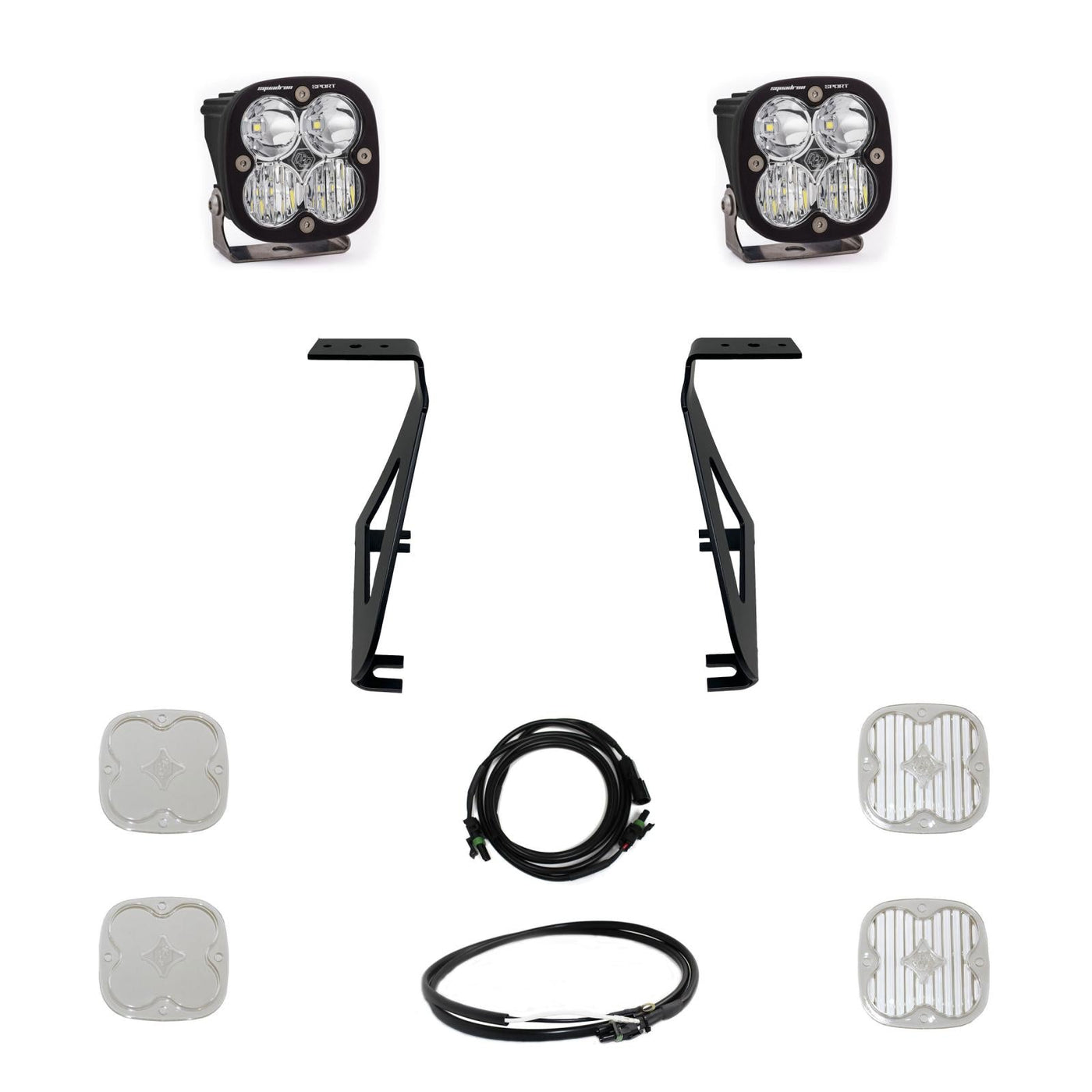 Baja Designs Squadron Sport A - Pillar Light Kit - Ford 2021 - 24 F - 150 Raptor - Fenix Motorsports - LED A - Pillar Light Kit