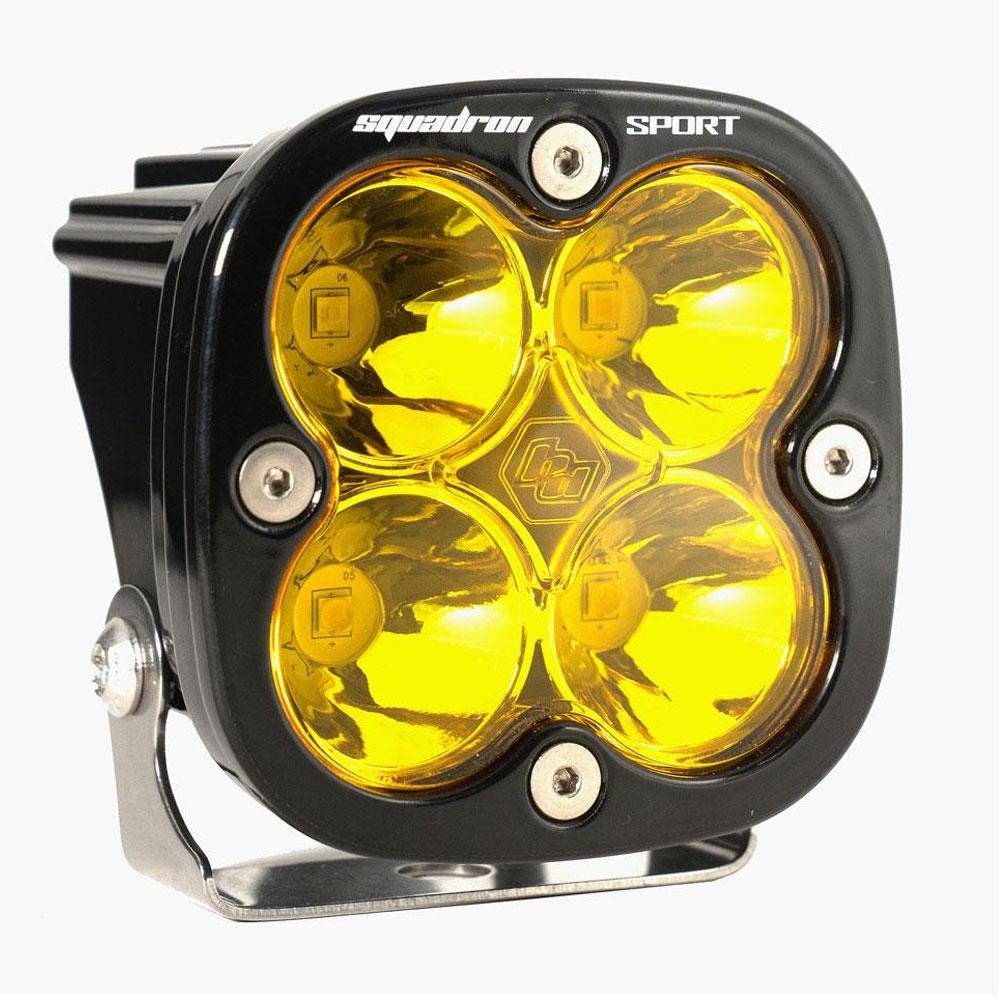 Baja Designs Squadron Sport Black LED Auxiliary Light Pod - Universal - Fenix Motorsports - Light Pod