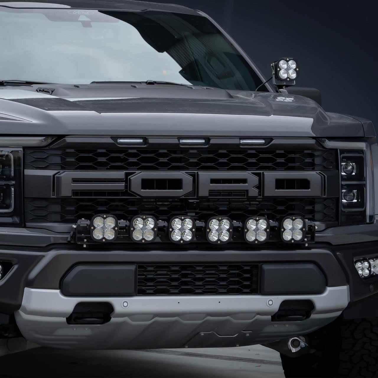Baja Designs XL Linkable Bumper Light Kit - Ford 2021 - 2024 F - 150 Raptor - Fenix Motorsports - Light Bar
