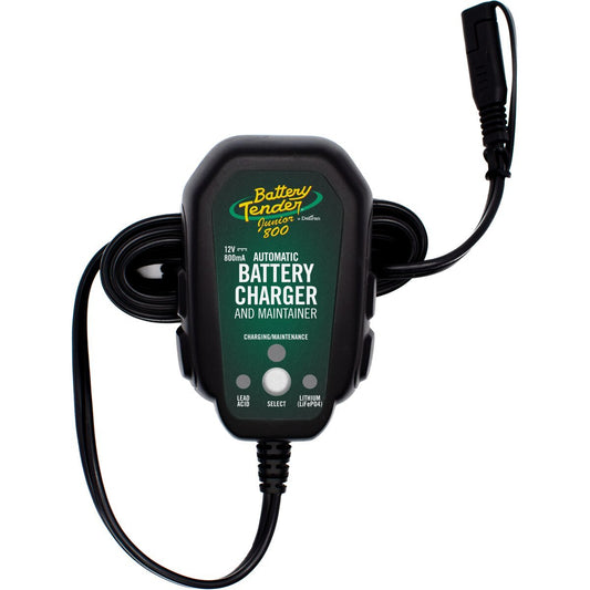 Battery Tender Junior 800mA 12V Selectable Chemistry Battery Charger and Maintainer - Fenix Motorsports - Battery Charger