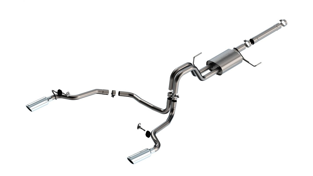 Borla 21 - Ford F150 3.5L Cat Back Exhaust - Fenix Motorsports - Exhaust,Exhaust Pipes, Systems and Components,Exhaust Systems
