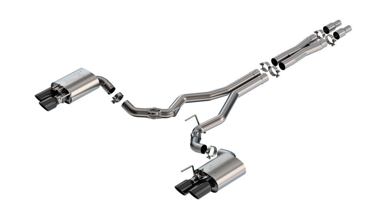 Borla 24 - Mustang 5.0L Axle Back Exhaust - Fenix Motorsports - Exhaust,Exhaust Pipes, Systems and Components,Exhaust Systems