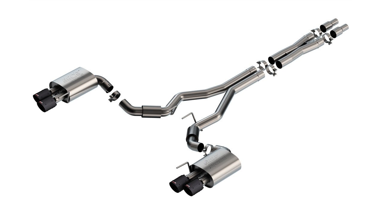 Borla 24 - Mustang 5.0L Axle Back Exhaust - Fenix Motorsports - Exhaust,Exhaust Pipes, Systems and Components,Exhaust Systems