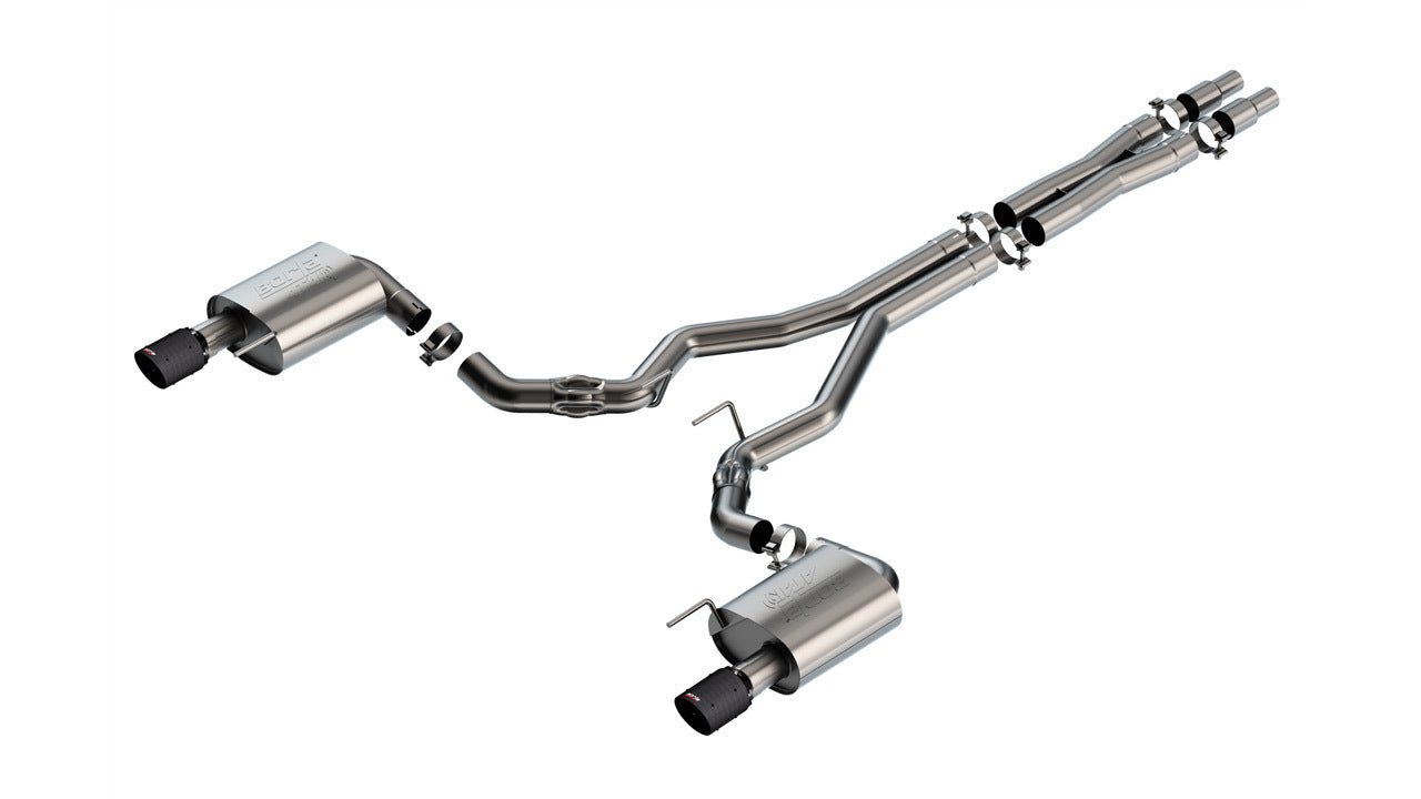 Borla 24 - Mustang 5.0L Cat Back Exhaust - Fenix Motorsports - Exhaust,Exhaust Pipes, Systems and Components,Exhaust Systems