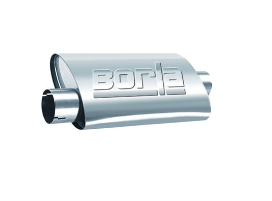 Borla 2.5in comp Turbo Muffler - Fenix Motorsports - Exhaust,Mufflers and Resonators,Mufflers and Components