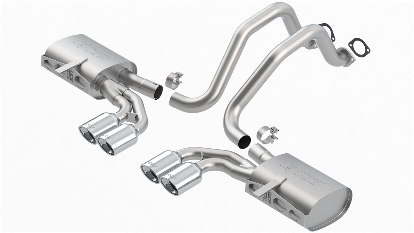 Borla 97 - 04 Corvette 5.7L Cat Back System - Fenix Motorsports - Exhaust,Exhaust Pipes, Systems and Components,Exhaust Systems