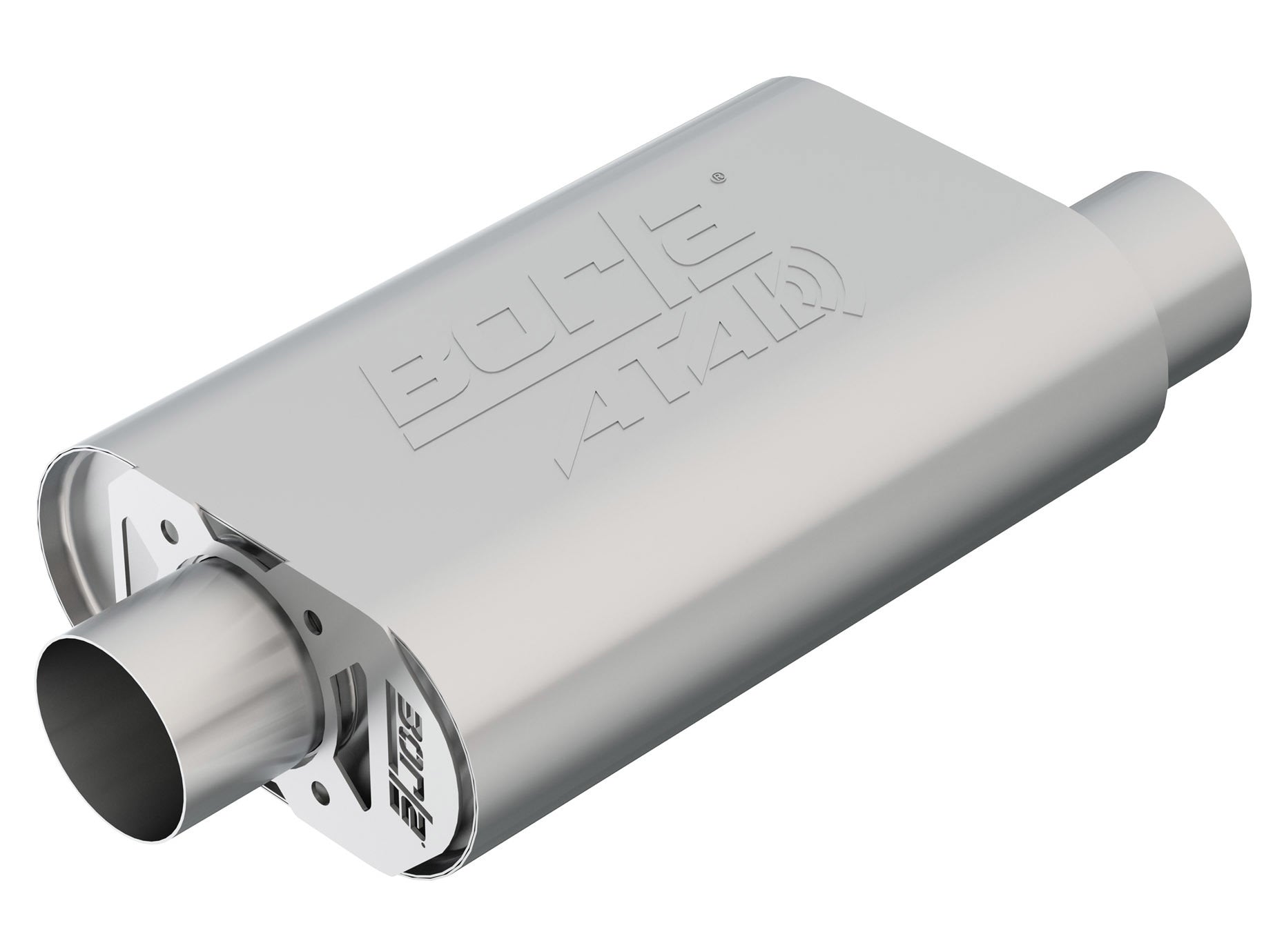 Borla CrateMuffler GM 350/383/ 406 3.0in In/Out ATAK - Fenix Motorsports - Exhaust,Mufflers and Resonators,Mufflers and Components