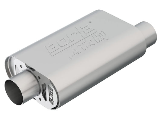 Borla CrateMuffler GM 350/383/ 406 3.0in In/Out ATAK - Fenix Motorsports - Exhaust,Mufflers and Resonators,Mufflers and Components