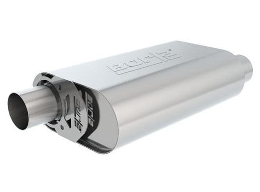 Borla CrateMuffler GM 350/383/ 406 3.0in In/Out ATAK - Fenix Motorsports - Exhaust,Mufflers and Resonators,Mufflers and Components