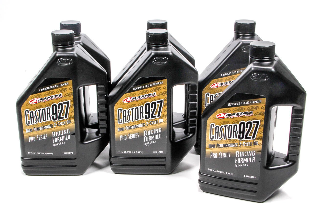 Castor 927 Racing Premix Case 6 x 1/2 Gallon - Fenix Motorsports - Oils, Fluids and Sealer,Fuel System Additives,Two Stroke Oil