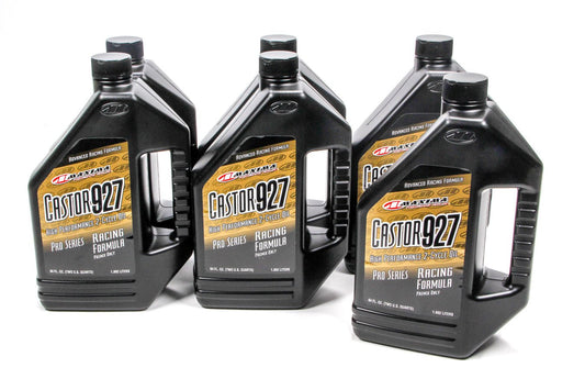 Castor 927 Racing Premix Case 6 x 1/2 Gallon - Fenix Motorsports - Oils, Fluids and Sealer,Fuel System Additives,Two Stroke Oil