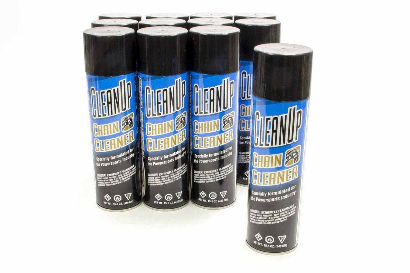 Clean Up Chain Cleaner Case 12x15.5oz - Fenix Motorsports - Oils, Fluids and Sealer,Cleaners and Degreasers,Multipurpose Cleaners