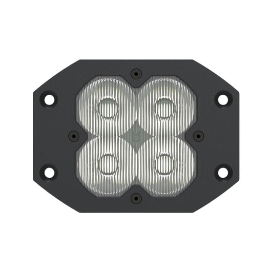 Concept Pod Pro, 3” Cube, Flush Mount Bezel Kit (2 EA) - Fenix Motorsports - Light Pod