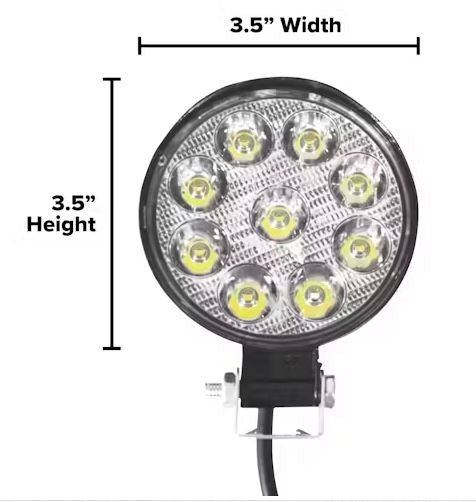 CSI 3.5" Round LED Work Light - Fenix Motorsports - Light Pod