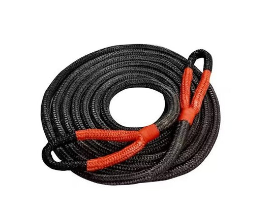1/2" X 20' Kinetic Recovery Tow Rope - 7,700 Lb Capacity, Red & Black Snatch Strap