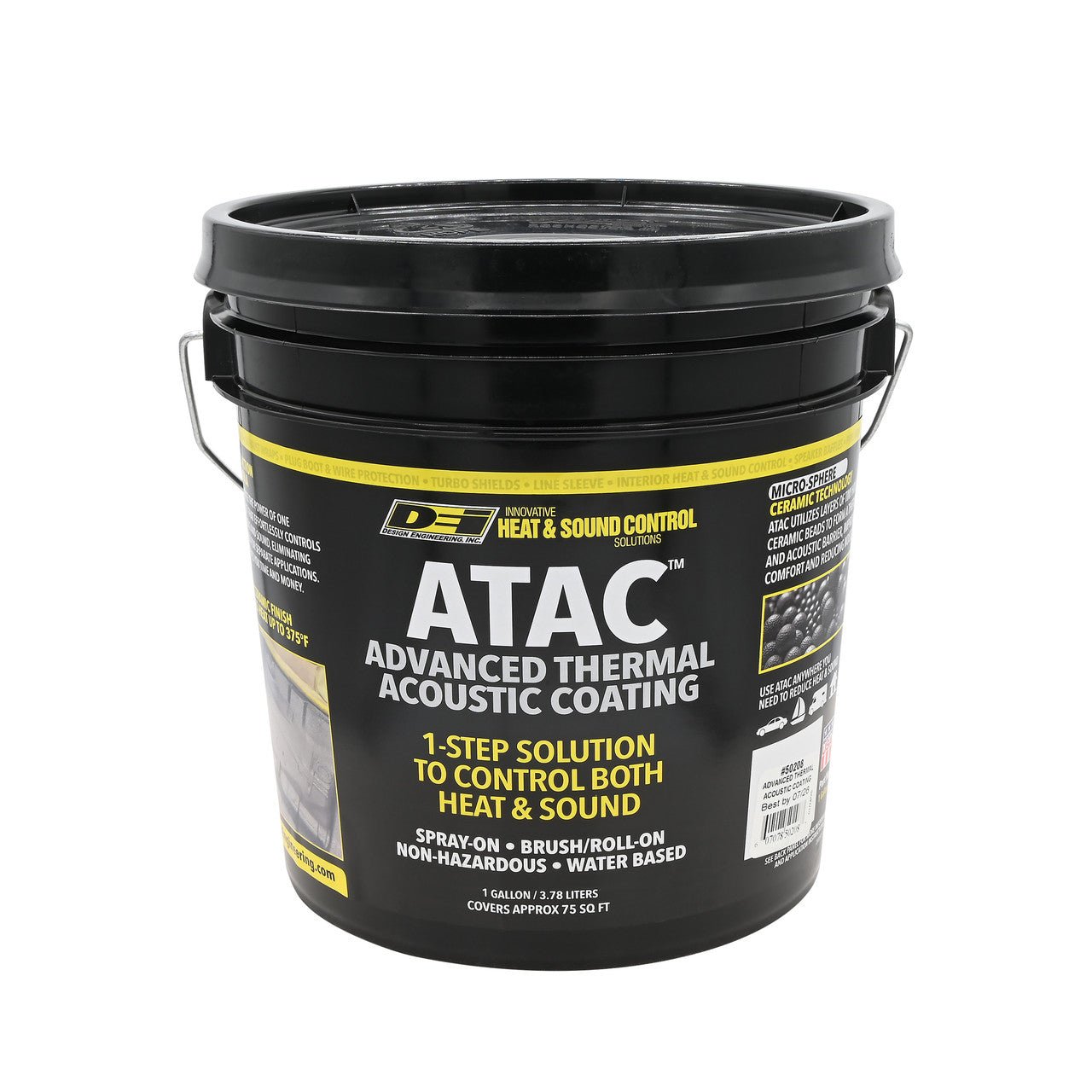 Design Engineering Inc. ATAC™ - Advanced Thermal Acoustic Coating - 1 Gallon - Fenix Motorsports - Heat and Sound Dampening