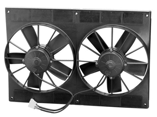 Dual 11in Puller Fan Paddle Blade 2720 CFM - Fenix Motorsports - Heating and Cooling,Fans,Cooling Fans - Electric