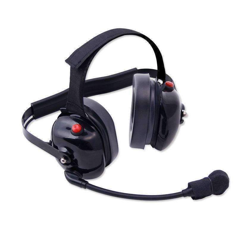 Headset Behind the Head Dual Radio - Fenix Motorsports - Mobile Electronics,Race Radios and Components,Headphones and Ear Phones