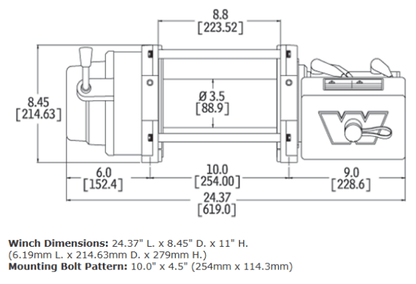 M12 12V Heavyweight Winch - 17801 - 97720 - Fenix Motorsports - Winch