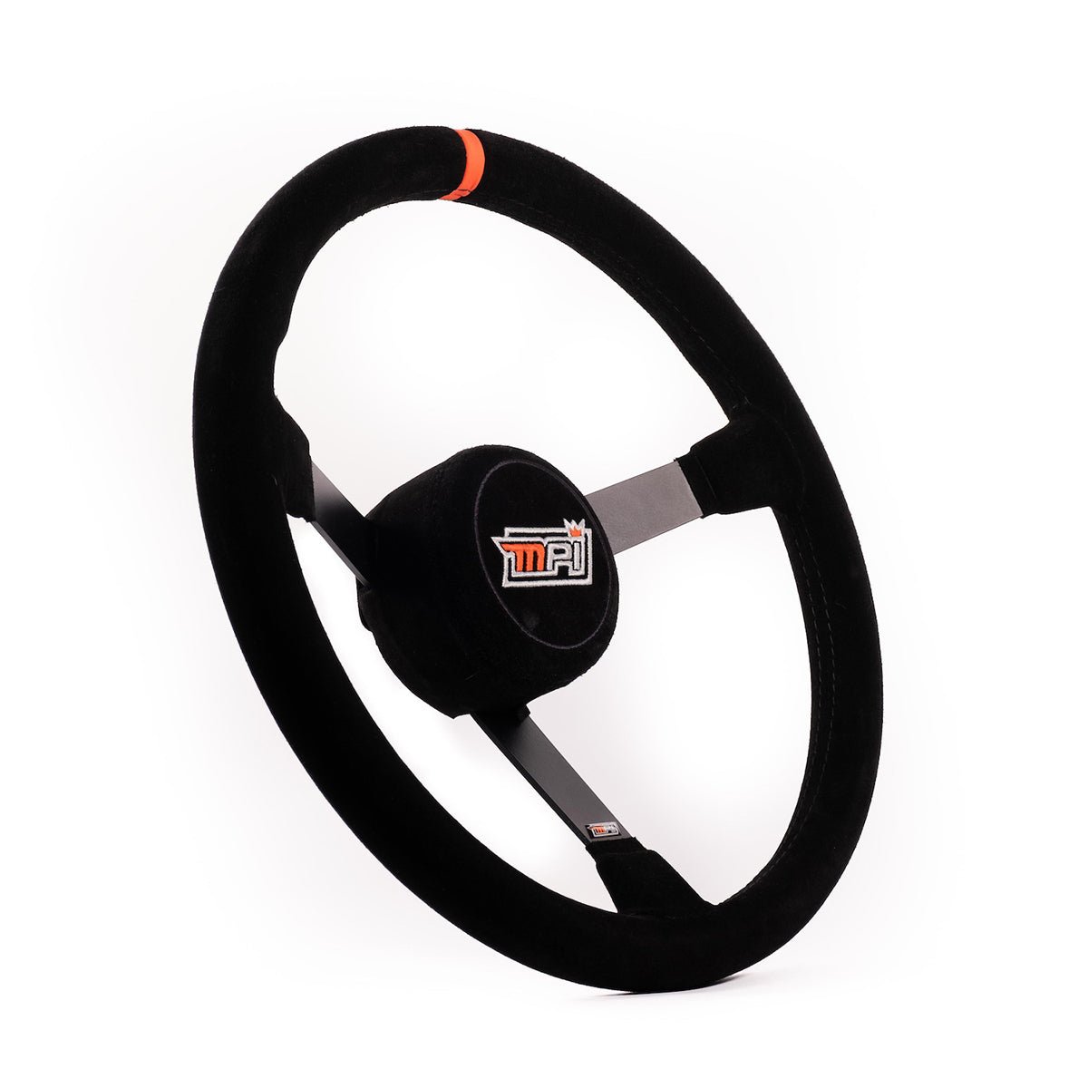 MPI 16in 3 - Bolt LW Steel Wheel Suede W/Thumb Insert - Fenix Motorsports - Steering and Components,Steering Wheels and Components,Steering Wheels and Components