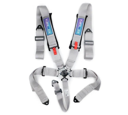 NRG 5-Point Camlock Harness – Silver