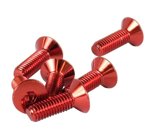 NRG Screw Kit Steering Wheel Red Conical - Fenix Motorsports - Fasteners,Steering Fastener Kits,Steering Wheel Fastener Kits