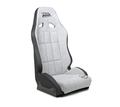 NRG Defender Racing Seat – Silver / Black