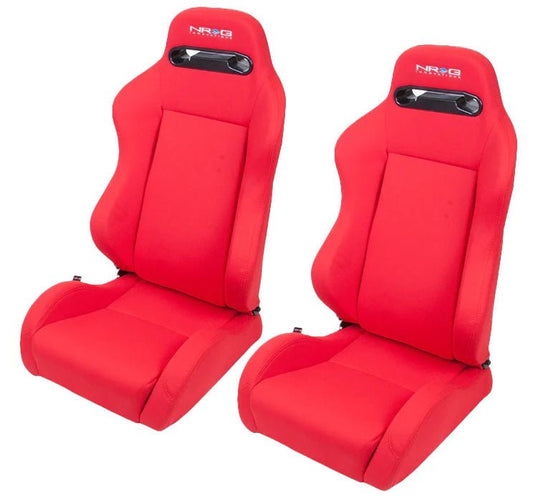 NRG Seat Type - R Reclining Red Cloth w/Red Stich - Fenix Motorsports - Interior and Accessories,Seats and Components,Seats