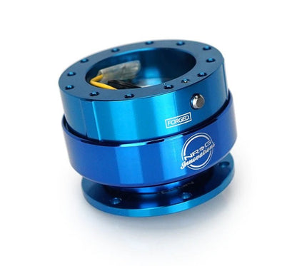 NRG Steering Quick Release 2.0 Blue 2.5in - Fenix Motorsports - Steering and Components,Steering Wheels and Components,Steering Wheel Quick Disconnects
