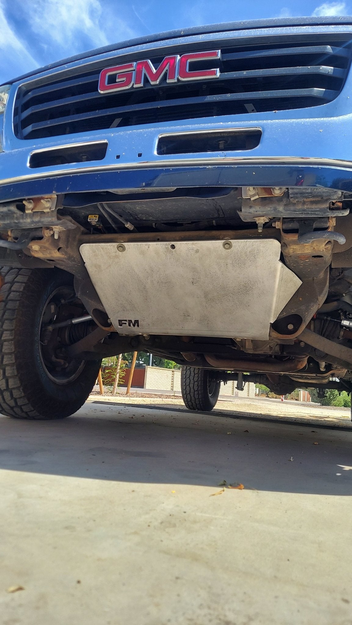 OEM Replacement Front Skid Plate — 1999–2006 Chevy Silverado & GMC Sierra 1500 4WD - Fenix Motorsports LLC - OEM Skid Plate