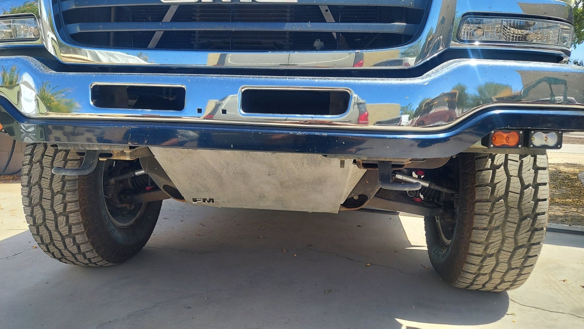 OEM Replacement Front Skid Plate — 1999–2006 Chevy Silverado & GMC Sierra 1500 4WD - Fenix Motorsports LLC - OEM Skid Plate