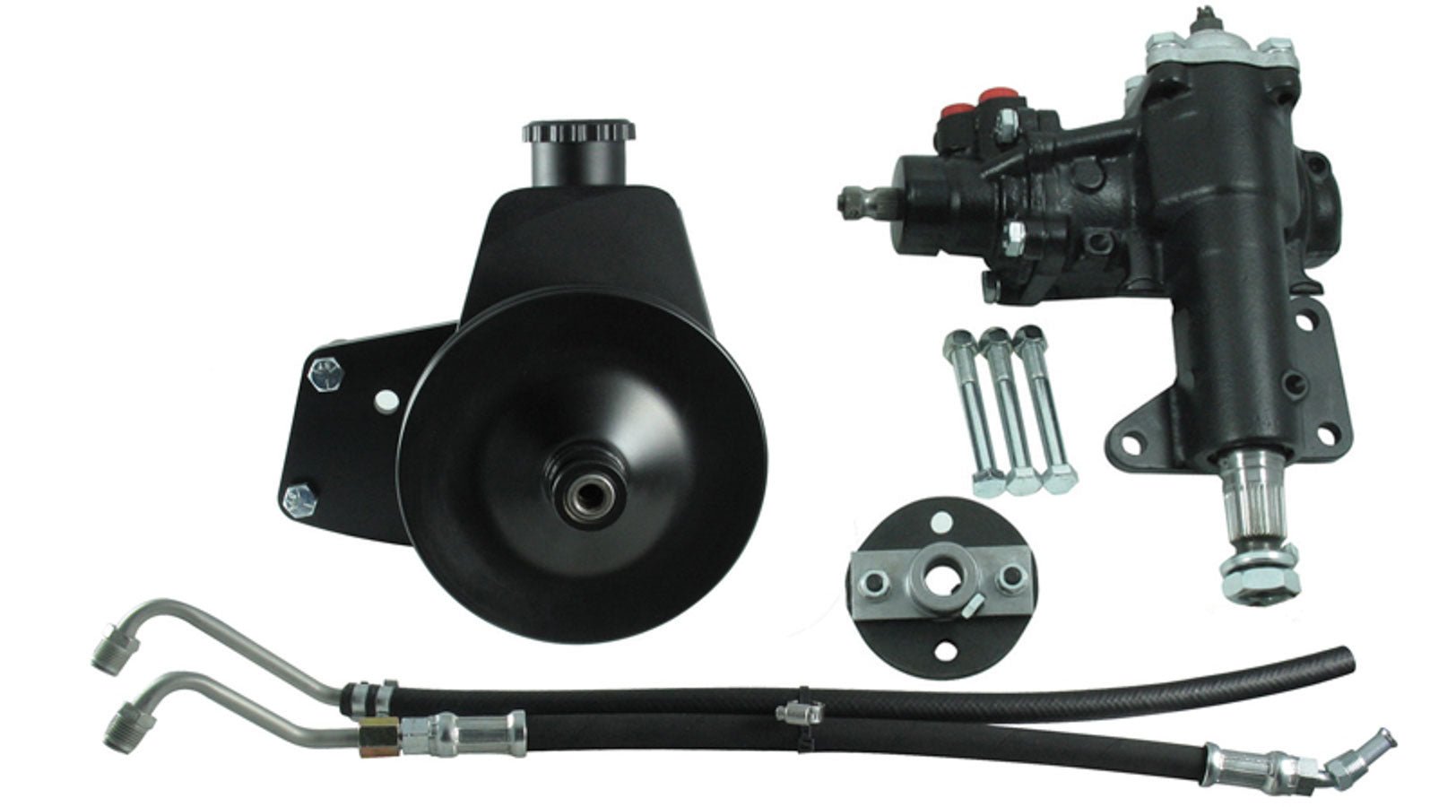 Power Steering Conversio n Mid - Size Ford Cars - Fenix Motorsports - Steering and Components,Rack and Pinions, Steering Boxes and Components,Steering Boxes and Components