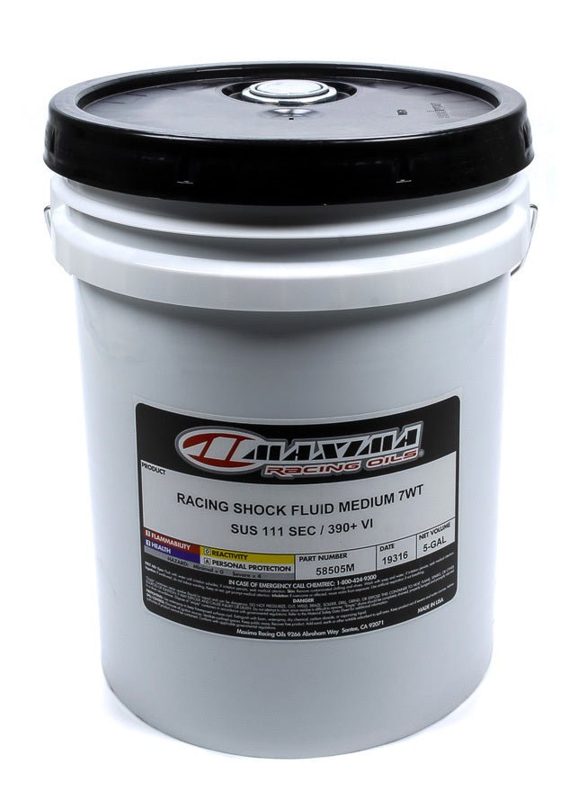 Racing Shock Fluid Medium 7wt. 5 Gallon - Fenix Motorsports - Oils, Fluids and Sealer,Oils, Fluids and Additives,Shock Absorber Oil