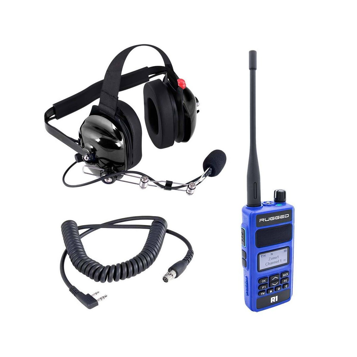 Radio Kit Crew Chief Spotter R1 UHF/VHF - Fenix Motorsports - Mobile Electronics,Race Radios and Components,Radios