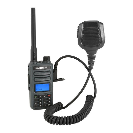 Radio Rugged GMR2 GMRS / FRS w / Hand Mic - Fenix Motorsports - Mobile Electronics,Race Radios and Components,Radios