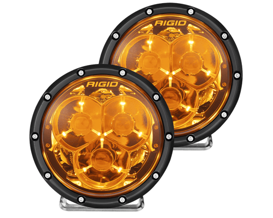 Rigid Industries 360 6 Inch Amber Laser Spot LED Pod Light (P/N 36212) - Fenix Motorsports - 