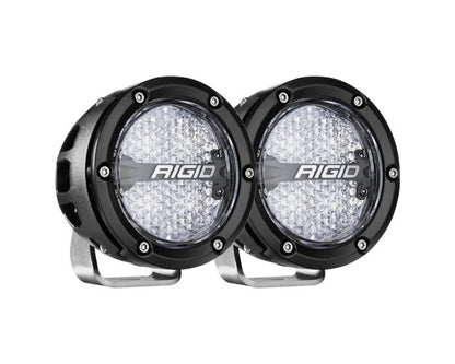 Rigid Industries 360 Pro 4 Inch Diffused Optic LED Light Pods with RGBW Backlight (P/N 36400) - Fenix Motorsports - Light Pod