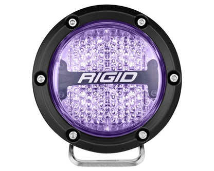 Rigid Industries 360 Pro 4 Inch Diffused Optic LED Light Pods with RGBW Backlight (P/N 36400) - Fenix Motorsports - Light Pod