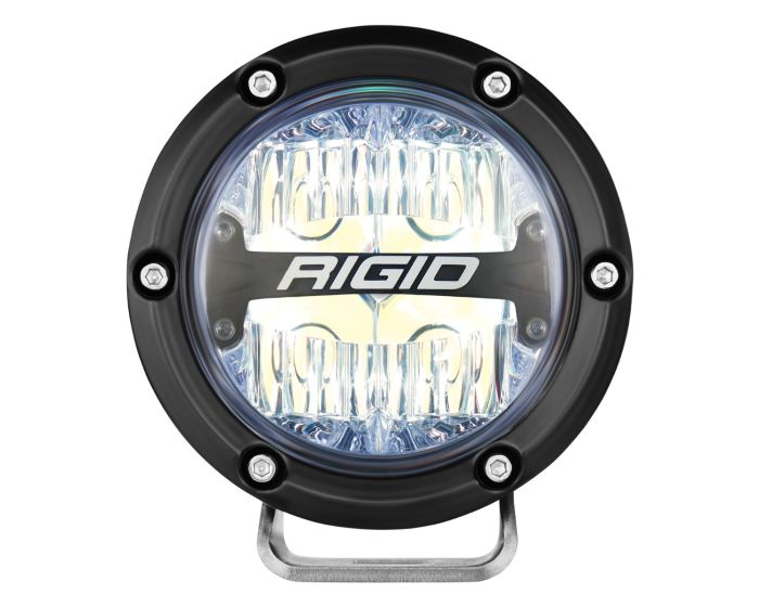 Rigid Industries 360 Pro 4 Inch Drive Optic LED Pod with RGBW Backlight (P/N 36401) - Fenix Motorsports - Light Pod