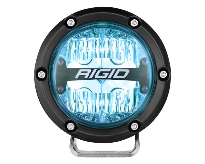 Rigid Industries 360 Pro 4 Inch Drive Optic LED Pod with RGBW Backlight (P/N 36401) - Fenix Motorsports - Light Pod