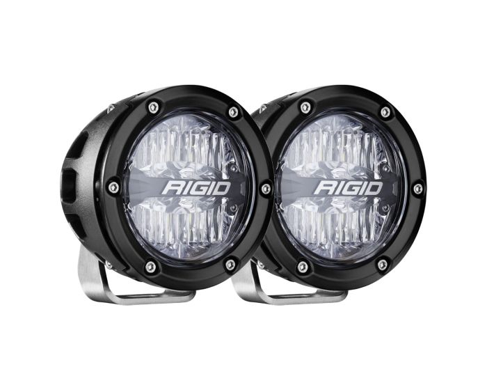 Rigid Industries 360 Pro 4 Inch Drive Optic LED Pod with RGBW Backlight (P/N 36401) - Fenix Motorsports - Light Pod